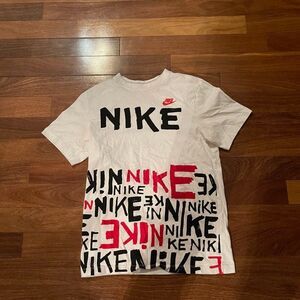 Vintage Hype The Nike Tee Swoosh Spell Out Printed Tee T-shirt
